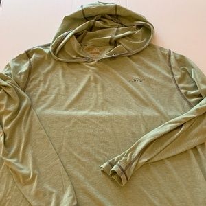 Orvis Trout Bum hoodie tee Sz XL